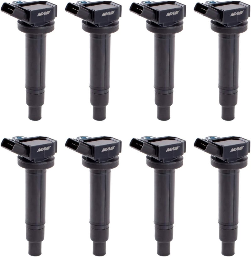 MAS Set of 8 Ignition Coils Pack for Toyota Lexus 4Runner Tundra Land Cruiser Sequoia - Image 1