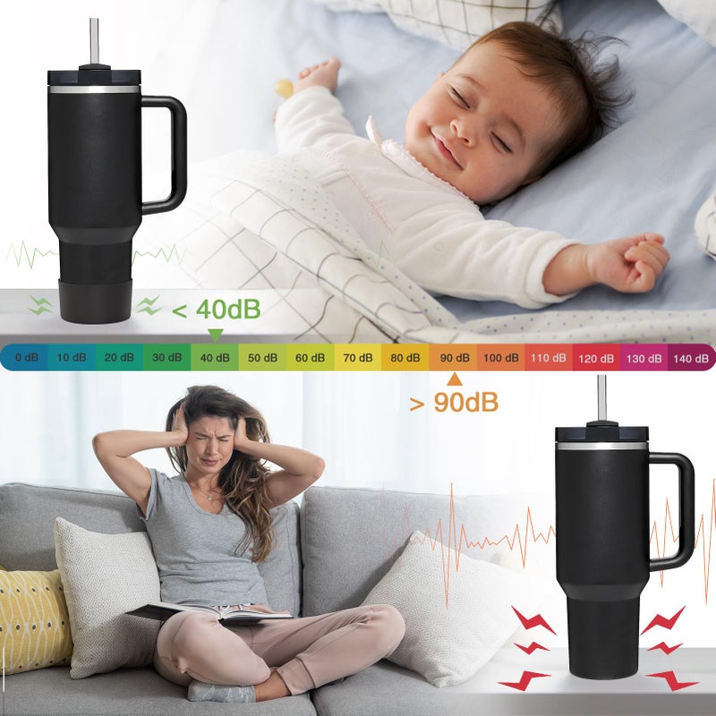PICcircuit 2PCS for Stanley Boot, Silicone Bottom for Quencher Adventure 40oz 30oz IceFlow 20oz 30oz Bottle&for Hydroflask Tumbler 12-24oz for Stanley Cup Accessories Avoid Scratches&Noise - Image 3