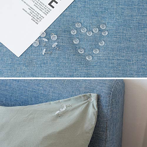 Sowaka 120 Pcs Twist Pins Upholstery Clear Heads Slip Cover Fasteners Headliner Pins for Sofa Car Van Home Furniture Hold Bed Skirt (120 pcs) - Image 5