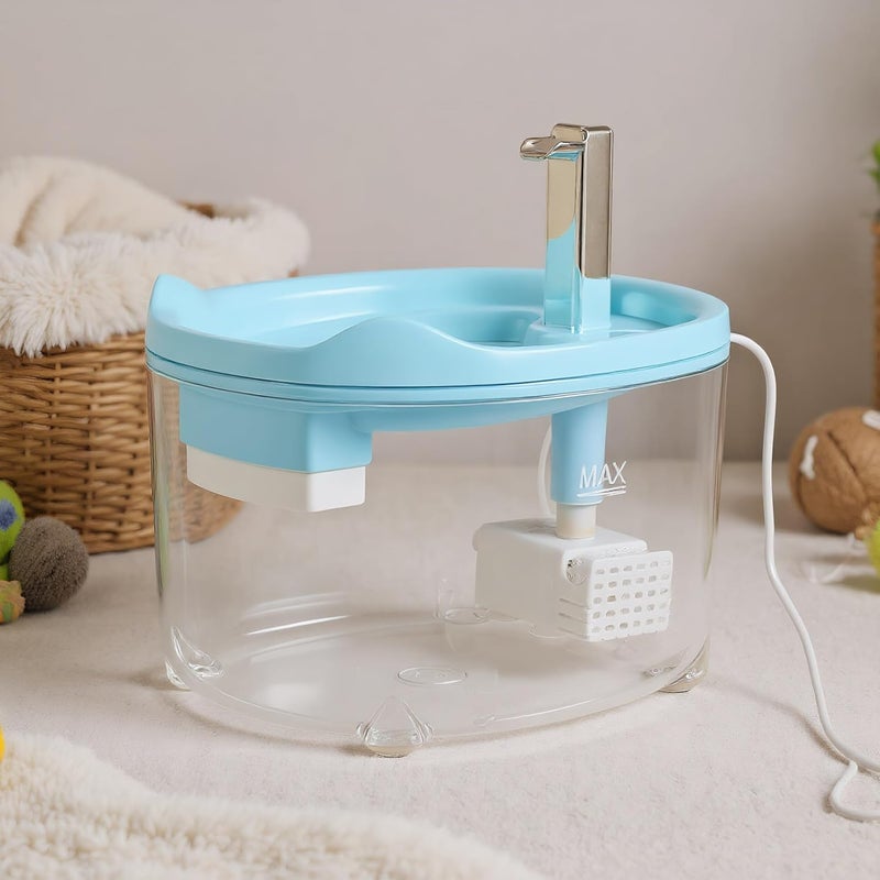 Cat Water Dispenser - Quiet Pet Fountain 1.5L Pet Feeding Station for Dogs, Puppies, Compact Hydration Bowl for Indoor Use of AP Houses - Image 3