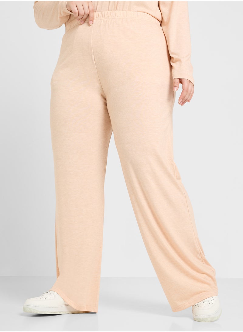 Ginger Plus - Ribbed Relaxed Top & Pant Lounge Set - Image 1