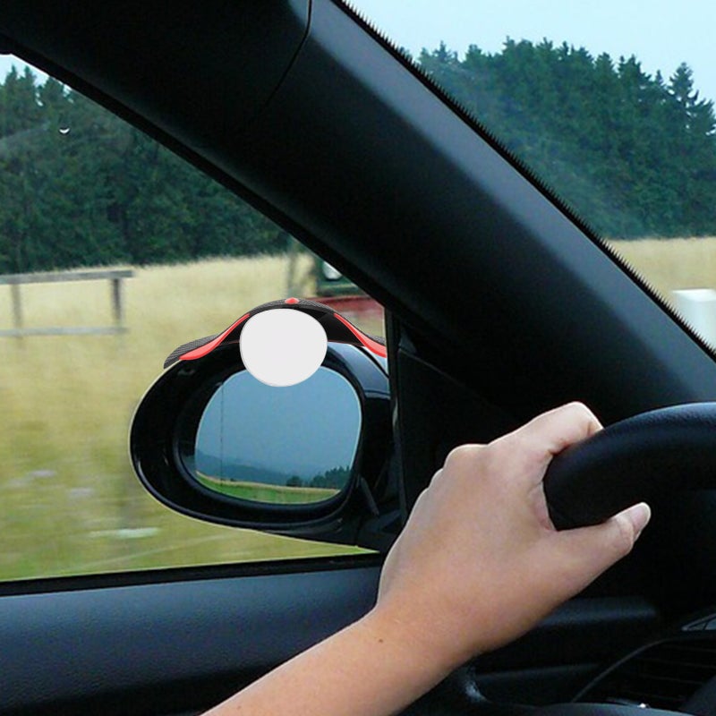 2 Pairs Car Rearview Mirrors Blind Spot Mirror Car Rearview Auxiliary Mirror Drivers Blind Spot Mirrors - Image 3