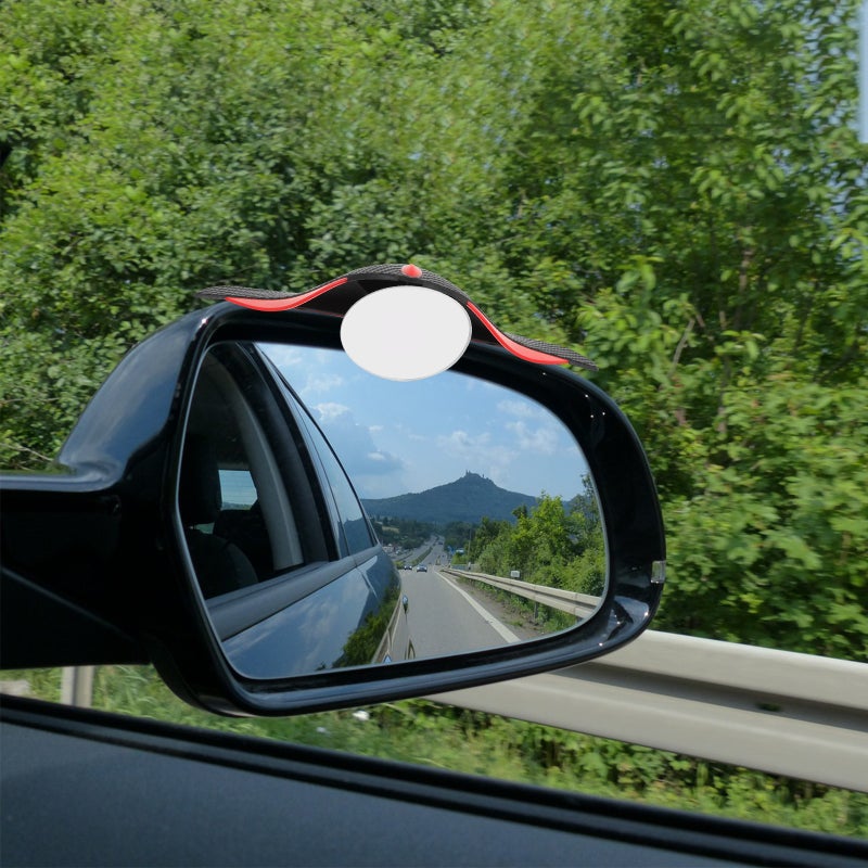 2 Pairs Car Rearview Mirrors Blind Spot Mirror Car Rearview Auxiliary Mirror Drivers Blind Spot Mirrors - Image 2