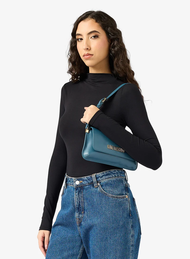 Love Moschino Flap Over Shoulder Bag