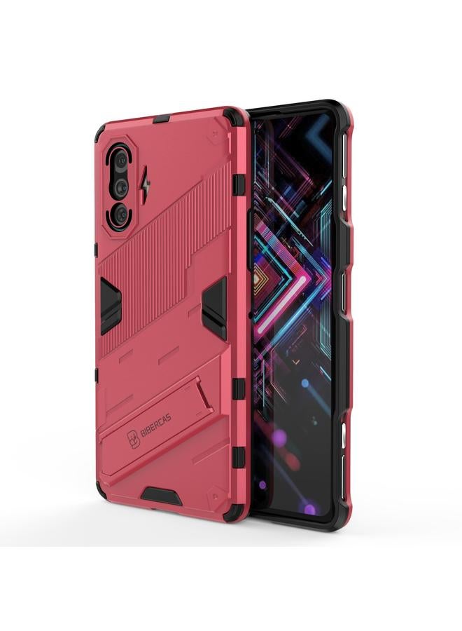 The Bros Case For Xiaomi Redmi K40 Gaming Punk Armor 2 in 1 PC + TPU Shockproof Case with Invisible Holder