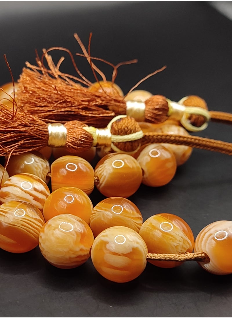 ماركة غير محددة سبحة فآخرة بكركوشة 33 خرزة  - Image 4