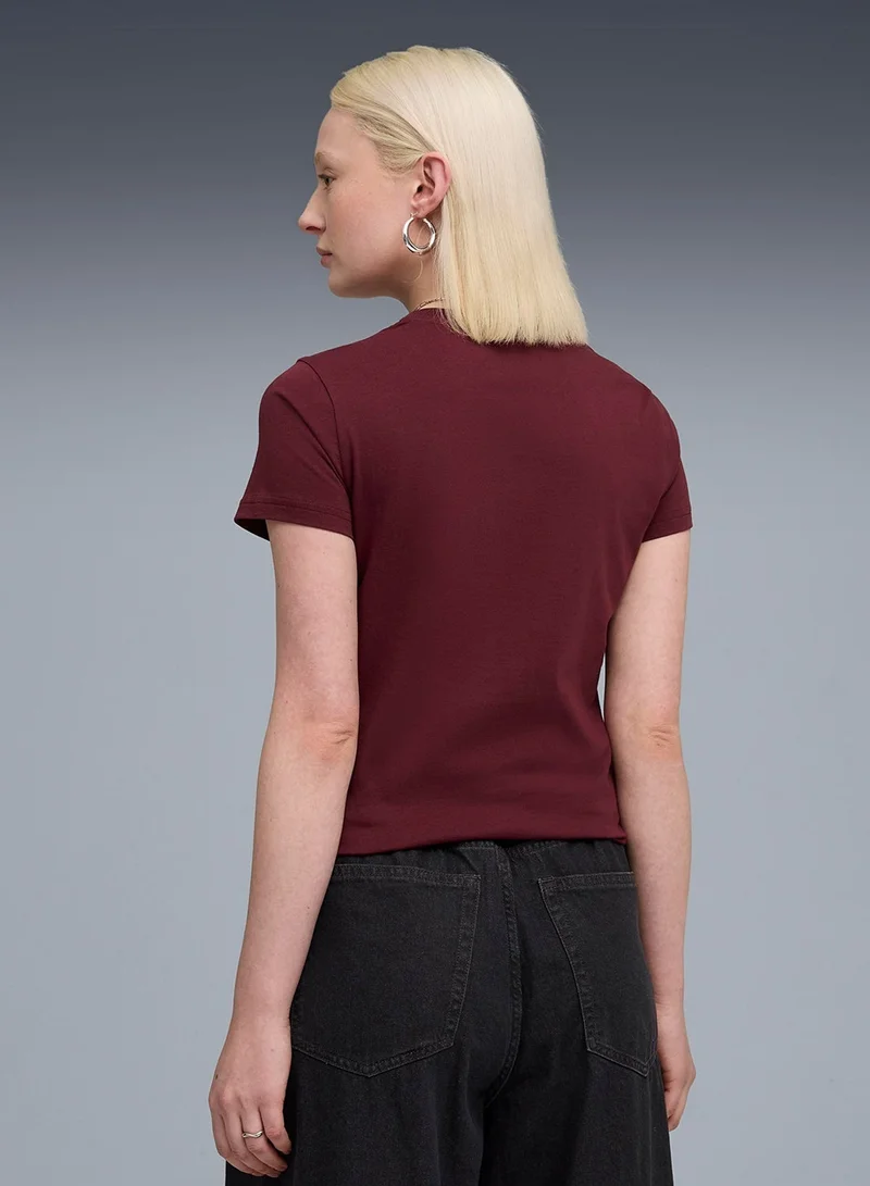 PUMA Essential Logo Metallic T-Shirt