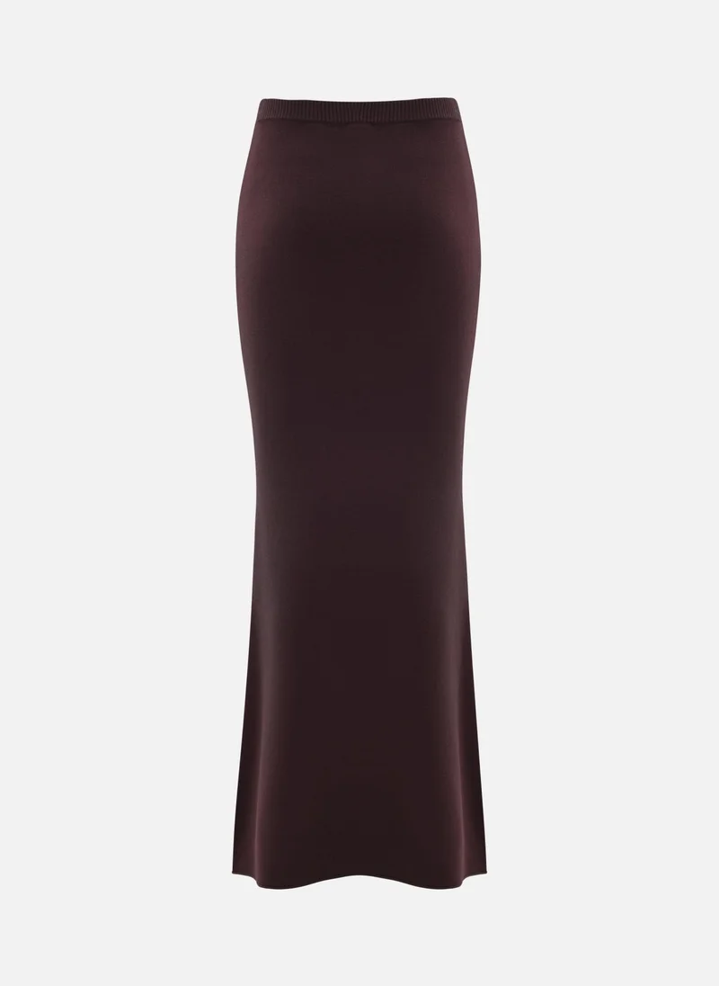 Lichi Knitted maxi skirt