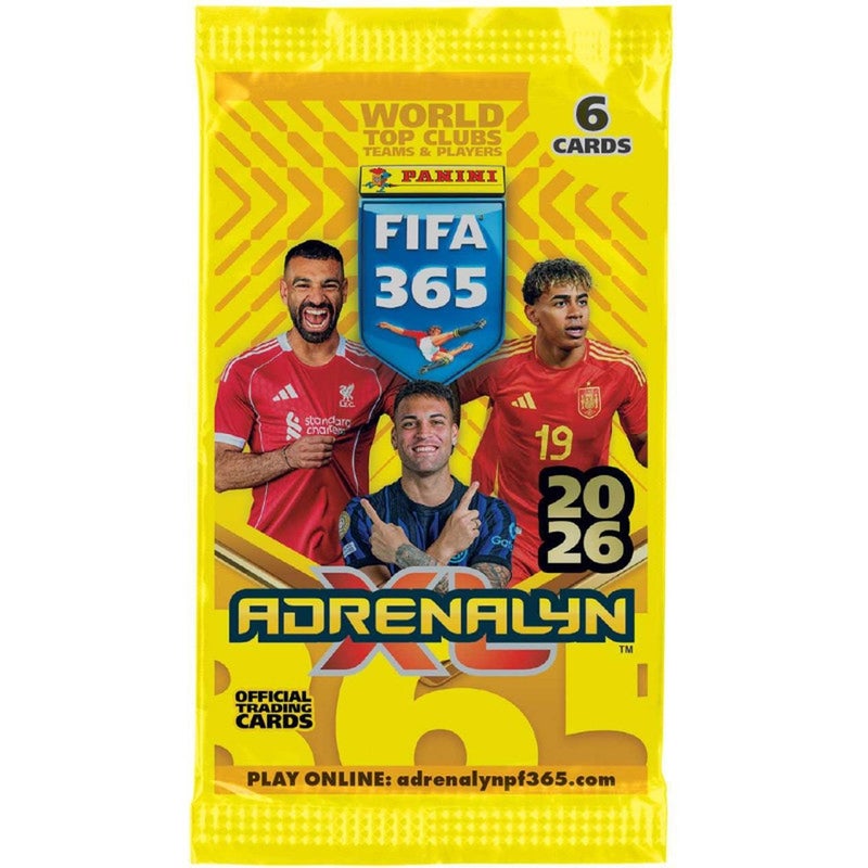 Panini - FIFA 365 Adrenalyn XL 2026 Trading Card Packet (6 Cards Per Pack) - 221557 - Image 1