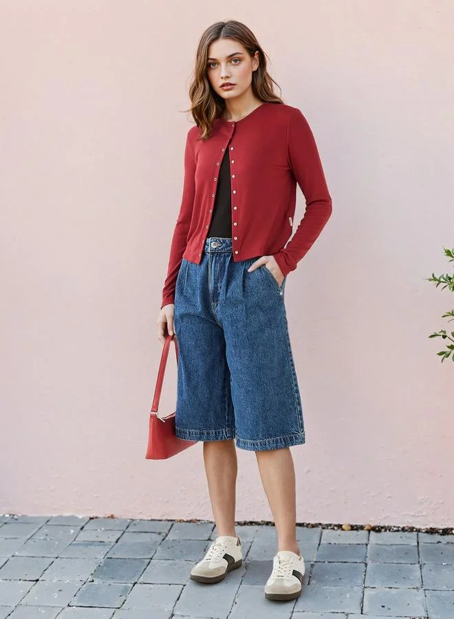 Lee Cooper Lee Cooper Ribbed Henley Neck Shirt