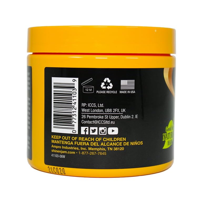 Shine 'n Jam Shine N Jam Conditioning Gel Extra Hold 16 Ounce Jar (473ml) (3 Pack) - Image 3