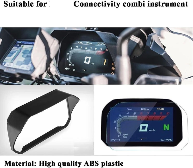 Vuzmode Motorcycle Instrument Sun Visor Guard - Image 5