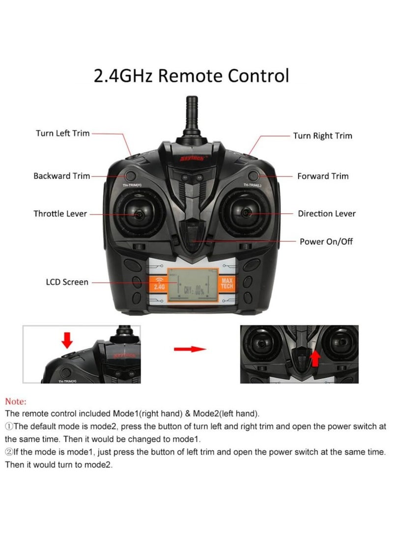 Remote Control Boat for Lakes, Pools, Outdoor Adventures 2.4G 4 Channels High Speed ​​Electric Boat Gift for Kids – Blue - Image 4