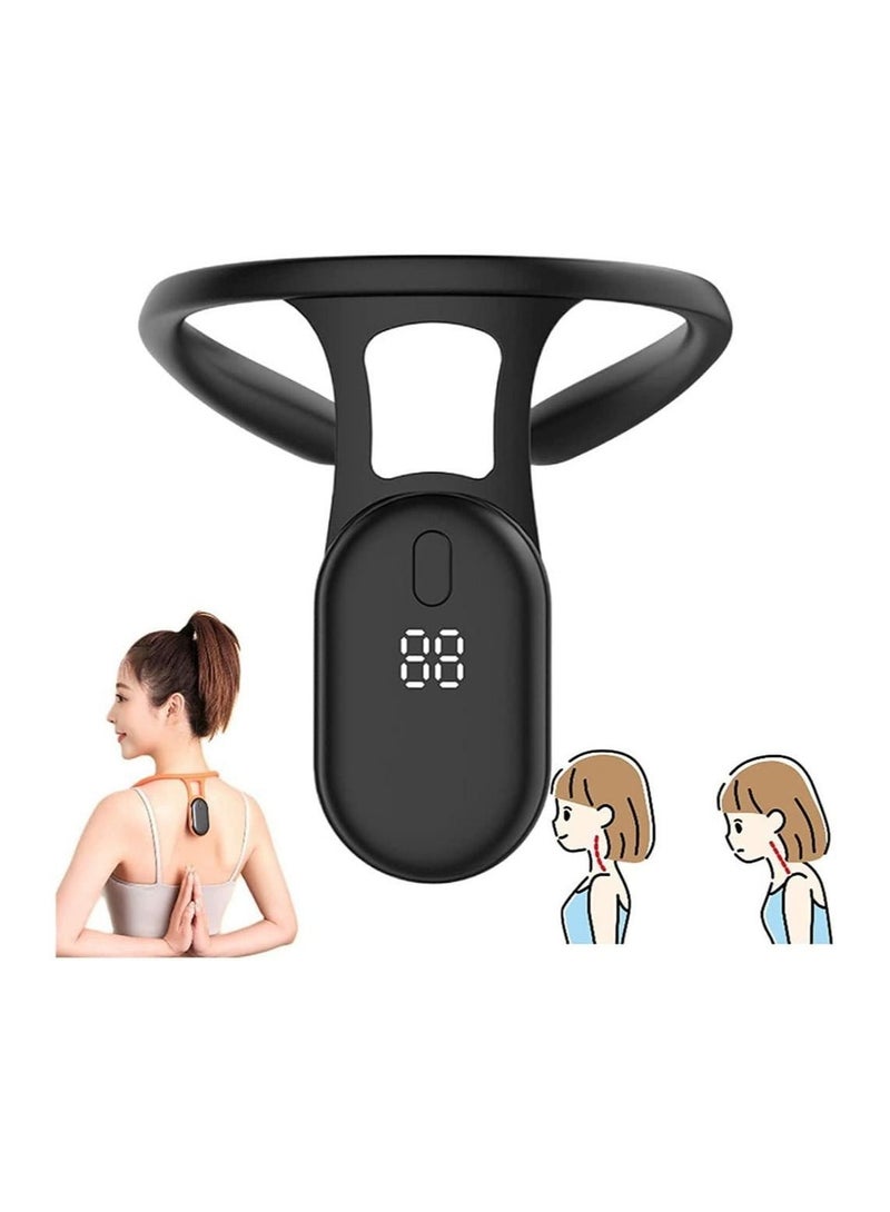 Ultrasonic Portable Lymphatic Soothing Body Shaping Neck Instrument, Sitting Posture Correction Belt, Prevent Humpback, Relief Instrument for Men Women - Image 1