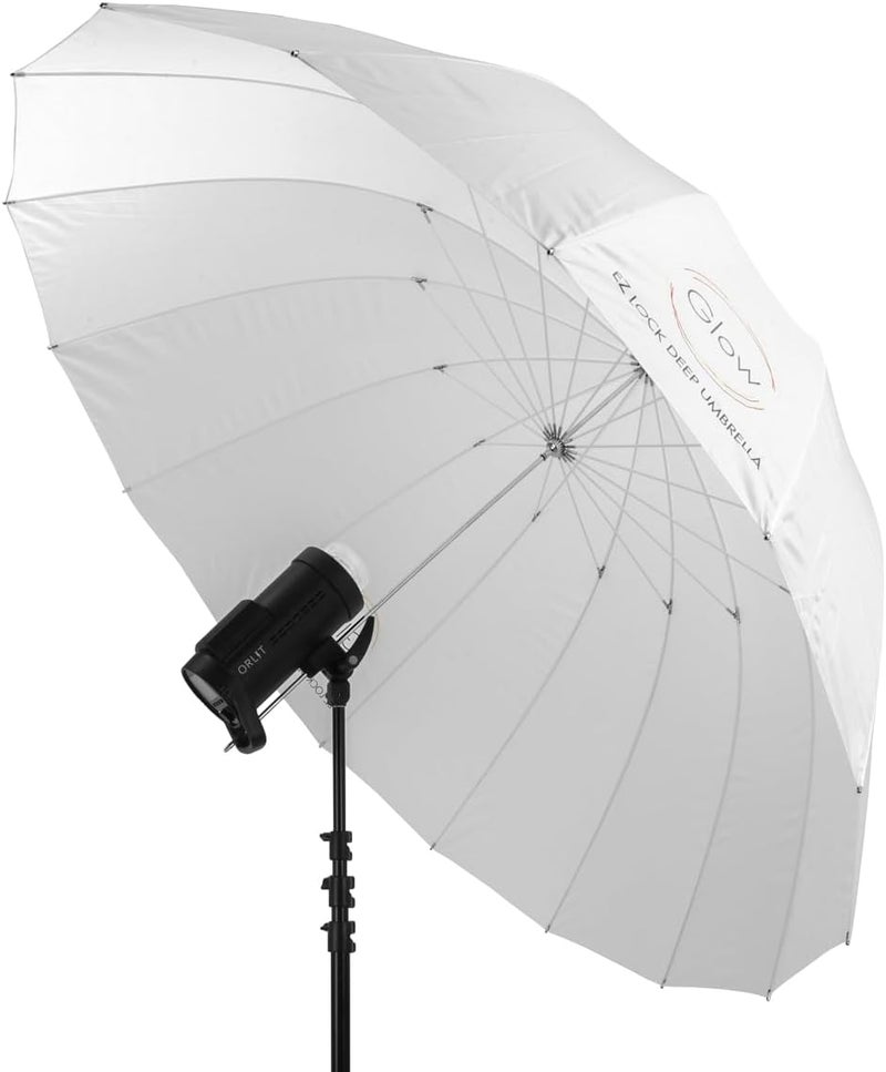 Glow Easy Lock X-Large Deep Translucent Fiberglass Umbrella (65") - Image 4