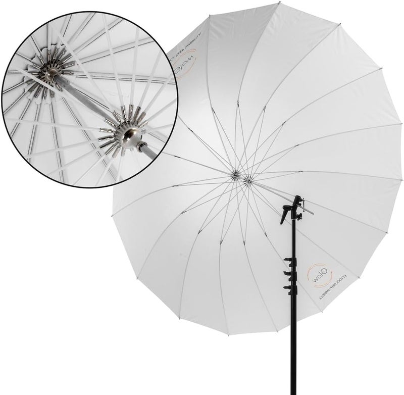 Glow Easy Lock X-Large Deep Translucent Fiberglass Umbrella (65") - Image 5