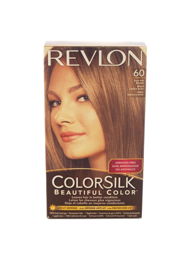 Revlon Colorsilk Hair Color 60 Dark Ash Blonde Pack of 3 - Image 3