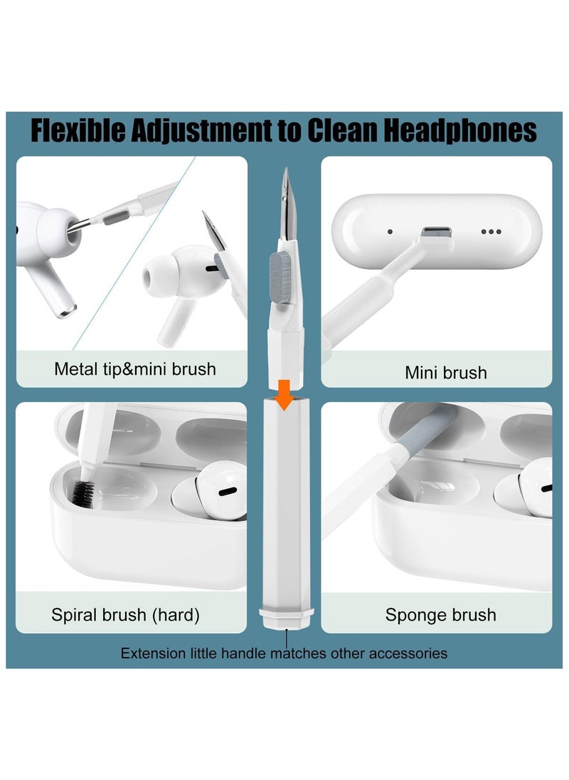 N3 20 in 1 Multifunctional Cleaner Kit for Electronic Devices Keyboard Cleaning Brush Headphones Cleaner Kit for AirPods Multi-Tool for Cleaning Laptop Keyboard Earbuds Camera Cellphones  - Image 3