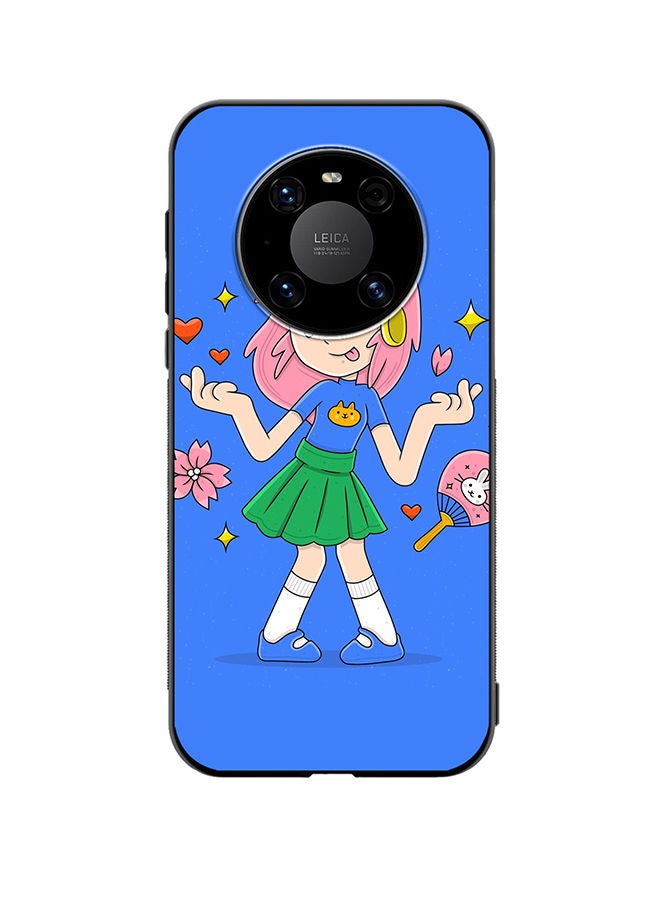 VR CREATIVE Protective Case Cover For Huawei Mate 40 Hand Drawn Otaku Vector Design Multicolour - Image 1