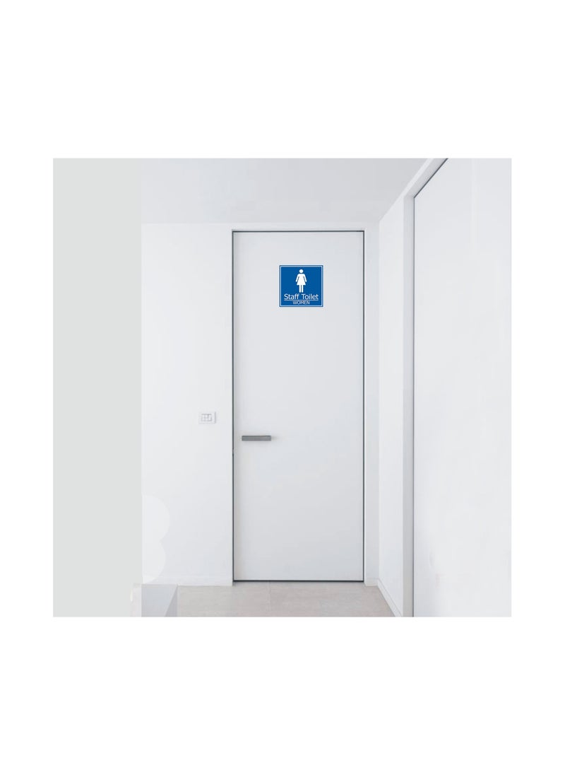 Generic Guidance Sign Vinyl Sticker For Bathroom Doors for Womens Bathroom  - Image 1