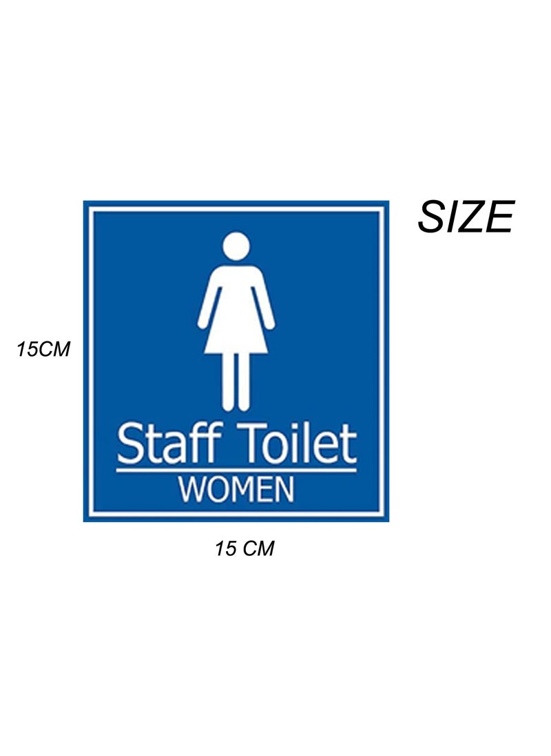 Generic Guidance Sign Vinyl Sticker For Bathroom Doors for Womens Bathroom  - Image 4