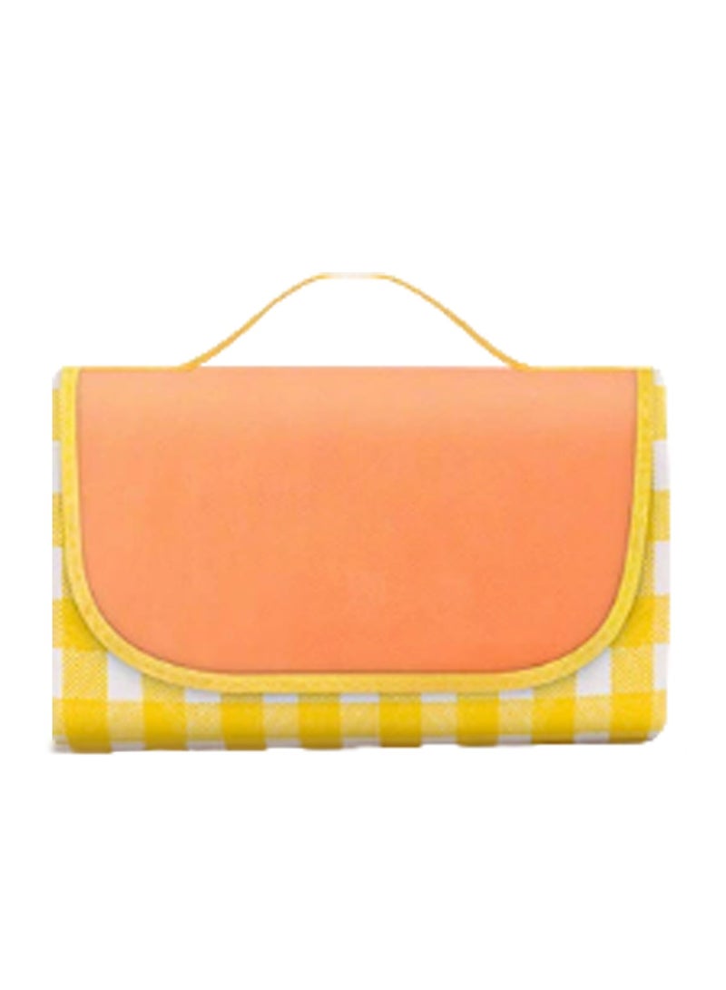 بطانية نزهة خارجية، حصيرة رملية قابلة للطي ومقاومة للماء، بطانية نزهة كبيرة جدًا مقاس 60 × 80 بوصة للتخييم على الشاطئ والمشي لمسافات طويلة والسفر والمنتزهات والعشب والشواء في الهواء الطلق - Image 1