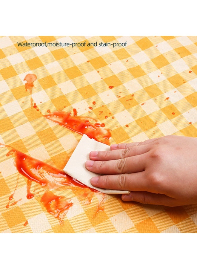 بطانية نزهة خارجية، حصيرة رملية قابلة للطي ومقاومة للماء، بطانية نزهة كبيرة جدًا مقاس 60 × 80 بوصة للتخييم على الشاطئ والمشي لمسافات طويلة والسفر والمنتزهات والعشب والشواء في الهواء الطلق - Image 2