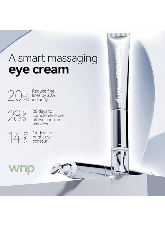 WNP Multi Peptide Fimming Electronic Massaging Eye Cream, Wrinkle Eraser and Anti Aging Eye Cream for Puffiness and Bags Under Eyes Cream, Multi Peptide Firming Eye Tightener - Image 3