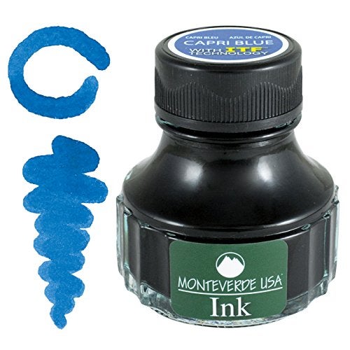 Monteverde USA Ink with ITF Technology, 90 ml Capri Blue (G308CB) - Image 2