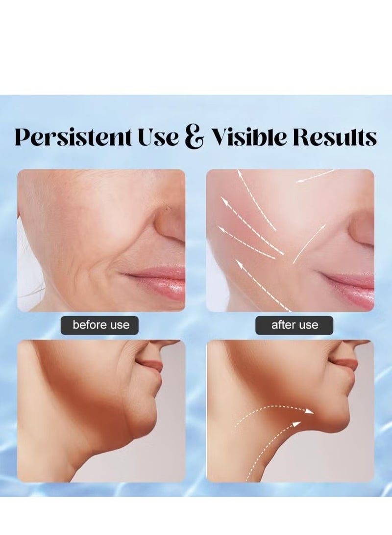 JAJEEK Rechargeable Face & Neck Massager with 3 Color Modes – Sculpting Vibration for Double Chin, Anti-Aging, and Skin Firming | Portable & Relaxing - Image 3