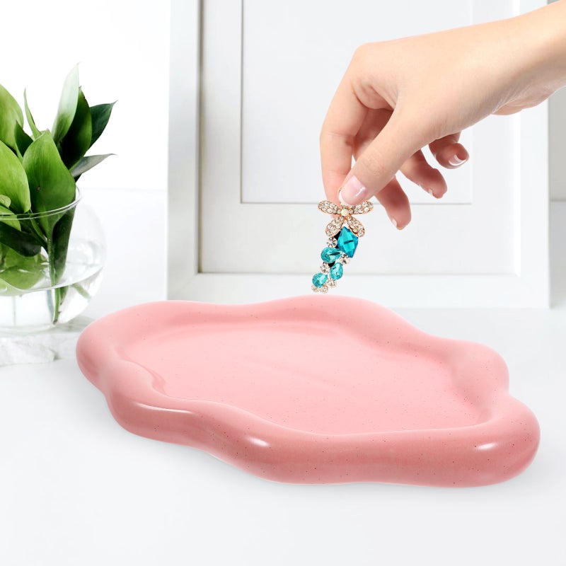 💍 صينية لحفظ المجوهرات من السيراميك المتين ملحق لغرفة النوم - Image 5