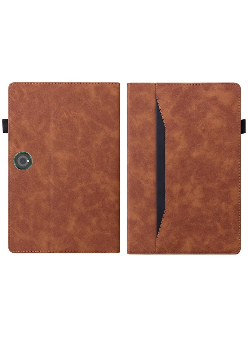 Generic - Case for OnePlus Pad 2 Case OnePlus Pad Pro Case with Stand Function OnePlus Pad Pro 12.1/OnePlus Pad 2 Tablet case with Card Holder (Brown) - Image 1