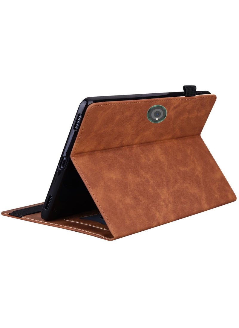 Generic - Case for OnePlus Pad 2 Case OnePlus Pad Pro Case with Stand Function OnePlus Pad Pro 12.1/OnePlus Pad 2 Tablet case with Card Holder (Brown) - Image 1