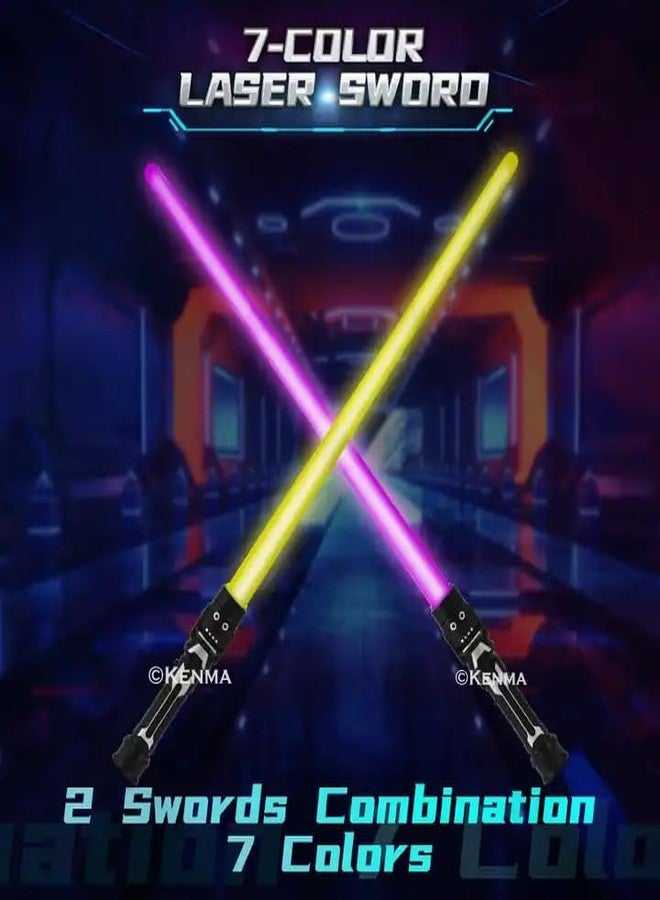 Kenma Star Wars Light Saber Multicolor with Sound Effect and Light Sabers Without Batteries (Set of 2) 68CM,3 Year And Up - Image 3