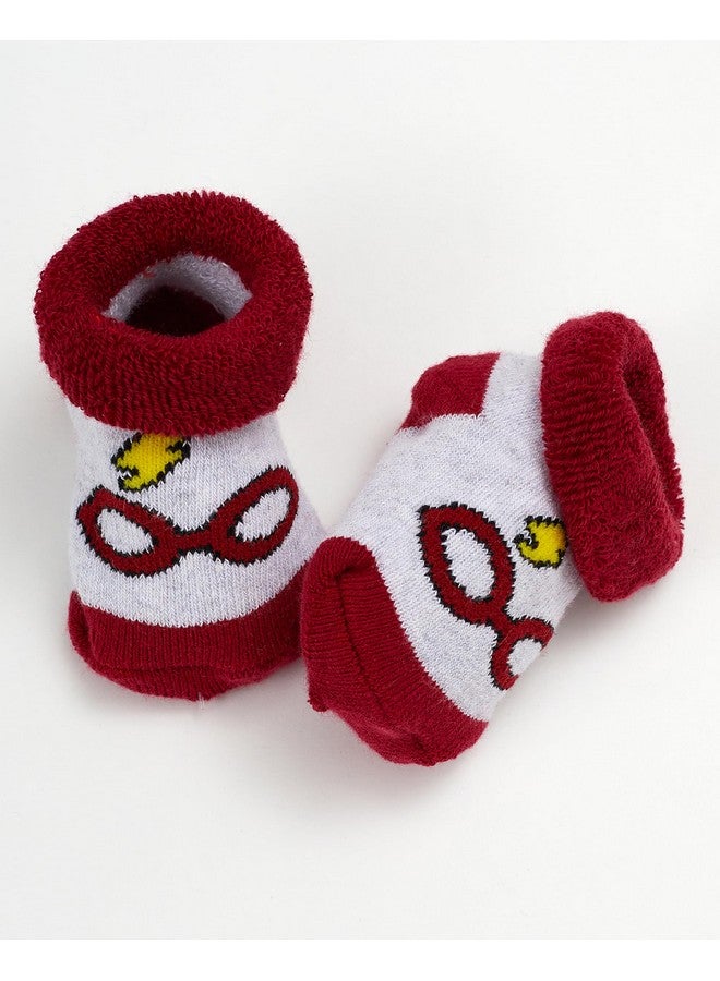 Harry Potter Harry Potter Baby Unisex Bib and Bootie Set Gifts for Baby (Red Multi, 0-12 Months) - Image 5
