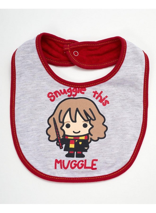 Harry Potter Harry Potter Baby Unisex Bib and Bootie Set Gifts for Baby (Red Multi, 0-12 Months) - Image 2