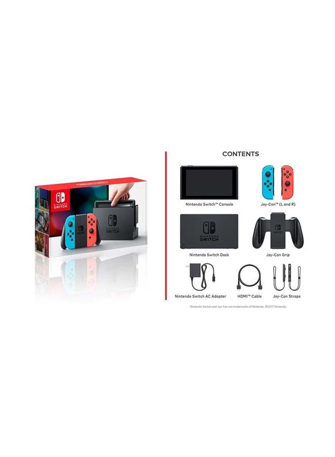 Nintendo Switch 32GB Console With Joycon - Black/Red/Blue - Image 4