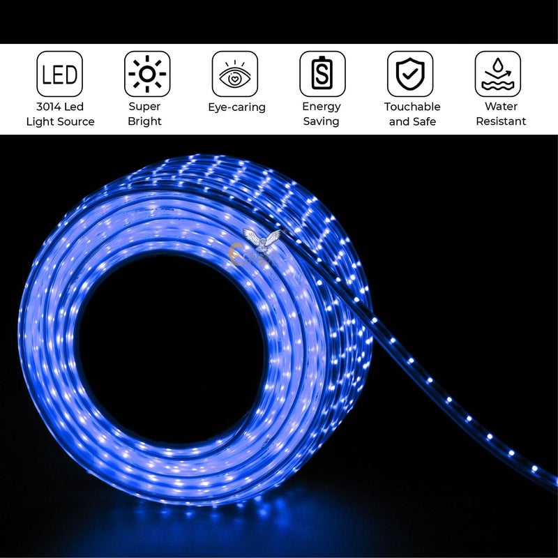 Errol Led Strip Lights led Rope Light Water Proof Strip Lights for Room led Strip Light for Ceiling Decorative Home Decor Lights Diwali Light 50 Meter Blue - Image 3