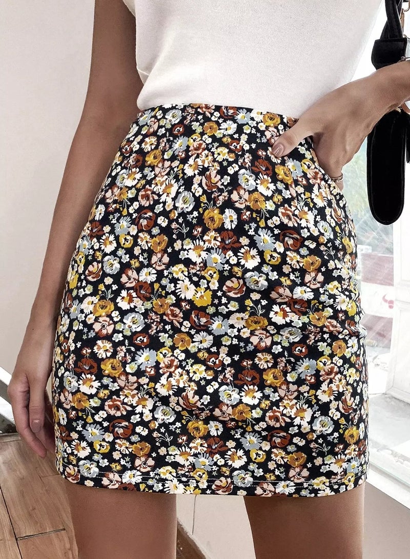 Ditsy Floral Skirt - Image 1