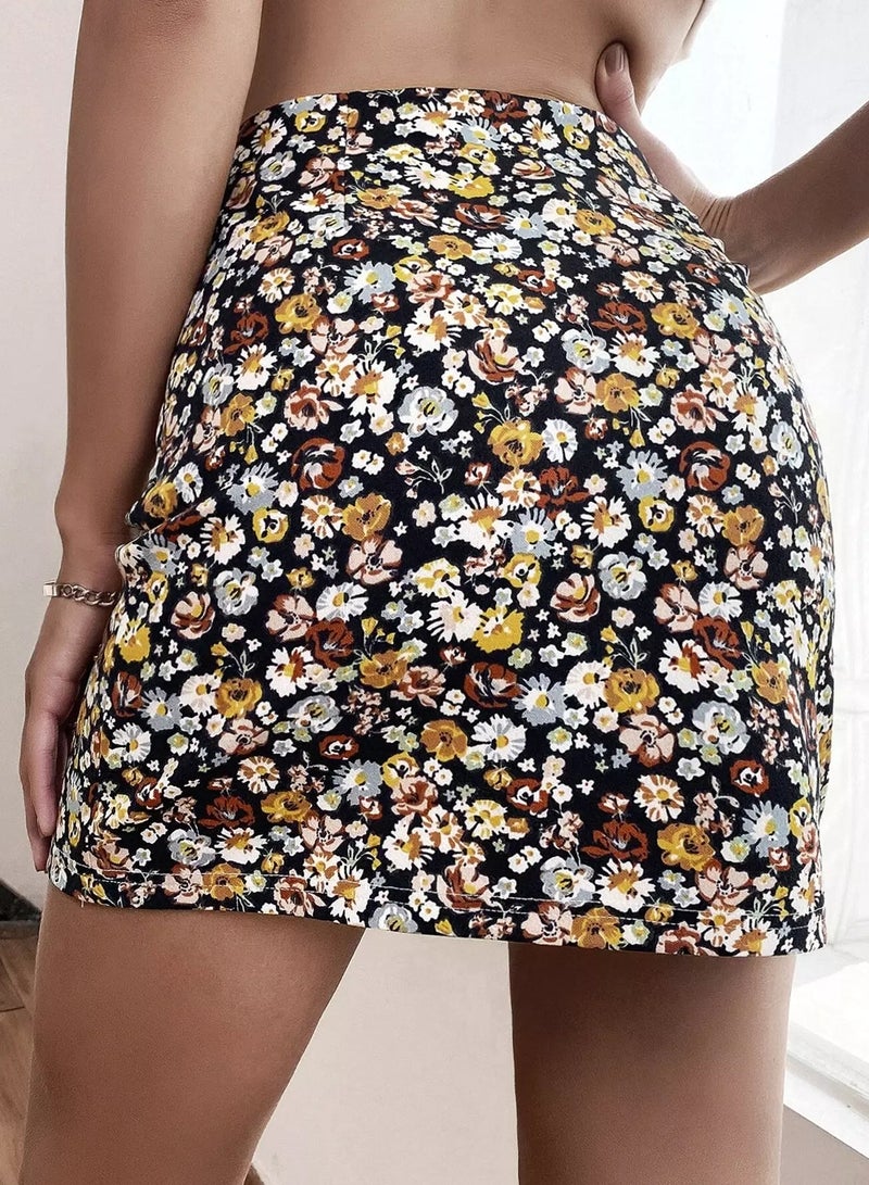 Ditsy Floral Skirt - Image 2