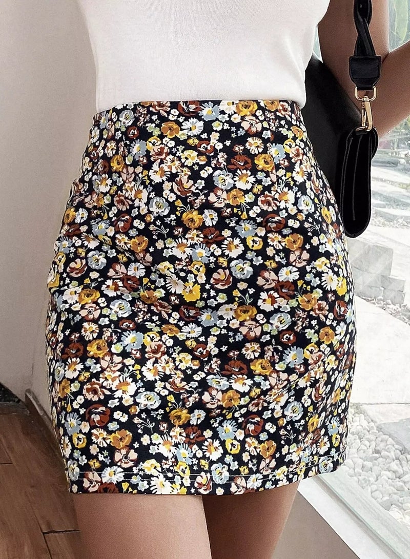 Ditsy Floral Skirt - Image 5