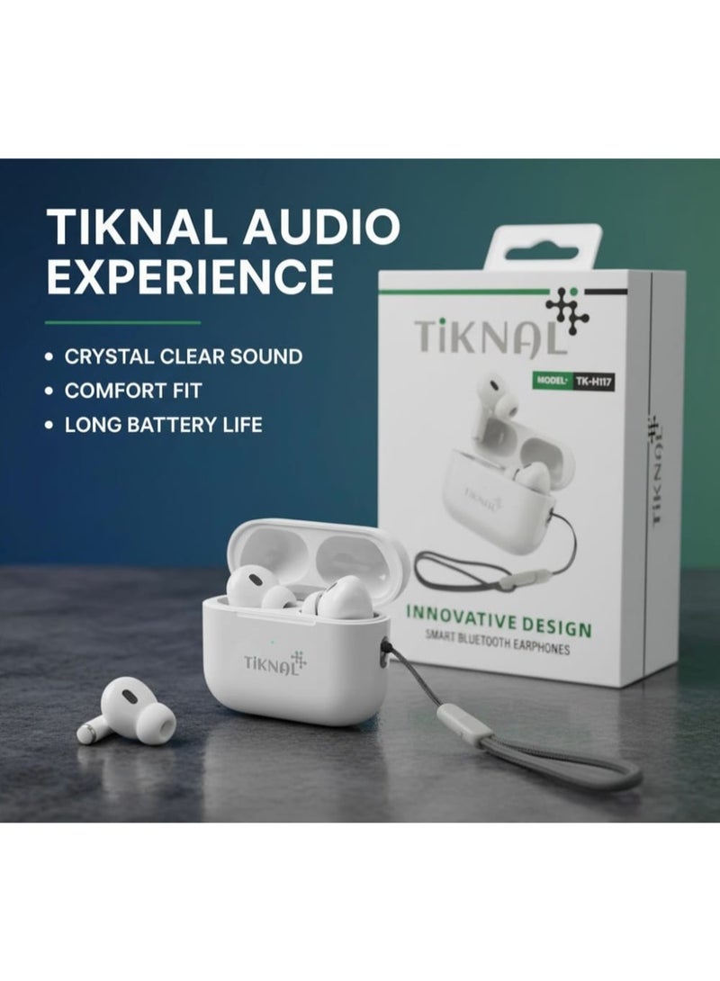 Tiknal TK-H117 Smart Bluetooth Earphones – Innovative Wireless Design - Image 2