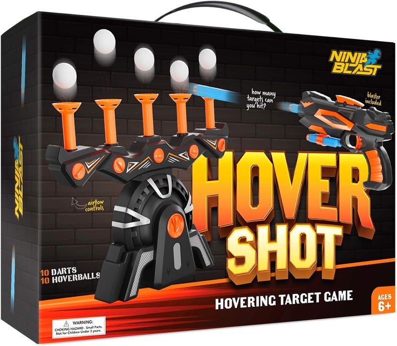 Ninja Blast Hover Shot Shooting Toy for Kids  Ball Target Game for Nerf Guns Cool Birthday Gifts Toys for Boys Age 6 Year Old Boy Best Teenage Gift Idea  Gun Targets  Darts - Image 2