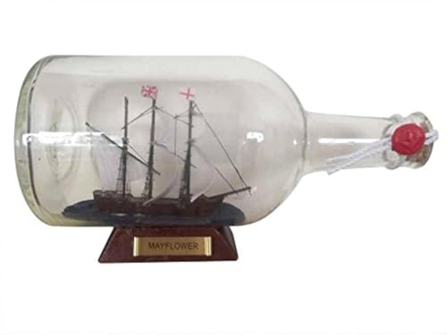 Hampton Nautical Mayflower Ship in a Bottle 9 - Image 1