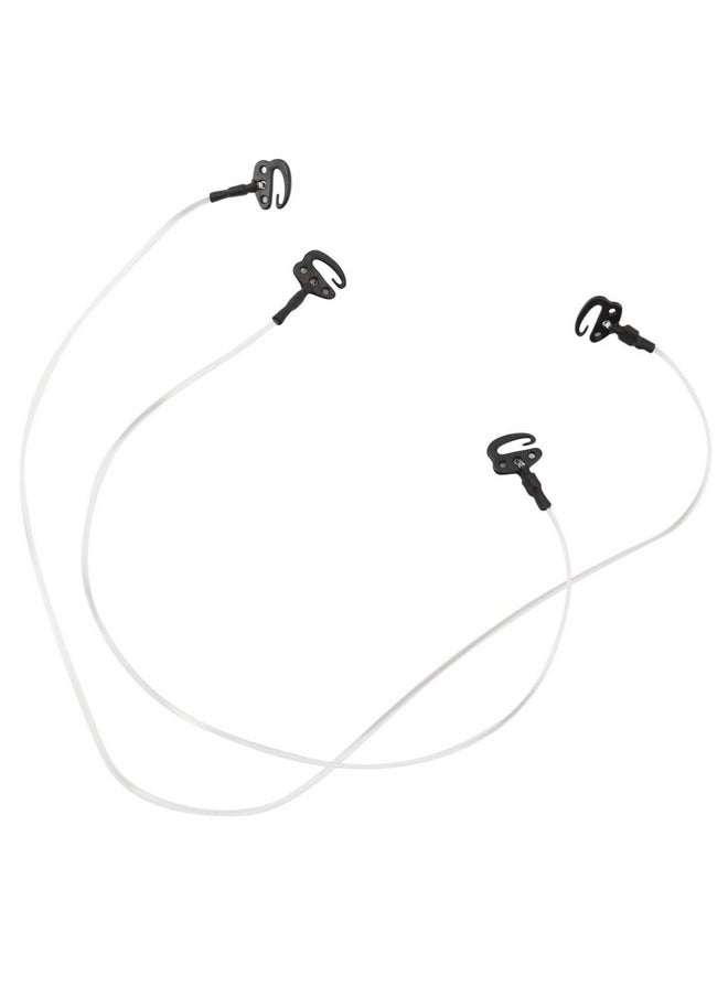 Full Shine Black Stickable Clips For Fish Wire Hair Extensions With 2 Invisible Fishing Line Elastic Wire 20Cm And 25Cm Removable Clips  - Image 2