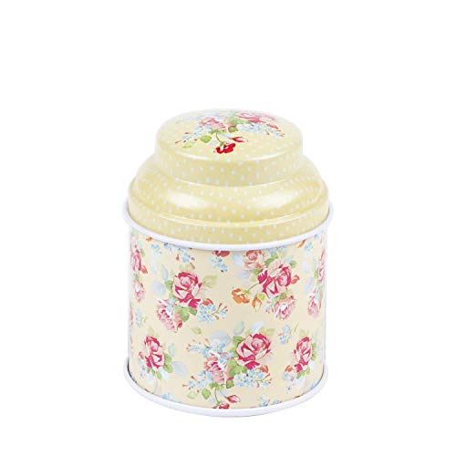 TooGet Elegant Metal Tinplate Empty Tins, Shabby Chic Mini-boxes for DIY Candles, Dry Storage, Spices, Tea, Candy, Party Favors, and Gifts (Cylinder 6-Pack) - Image 4
