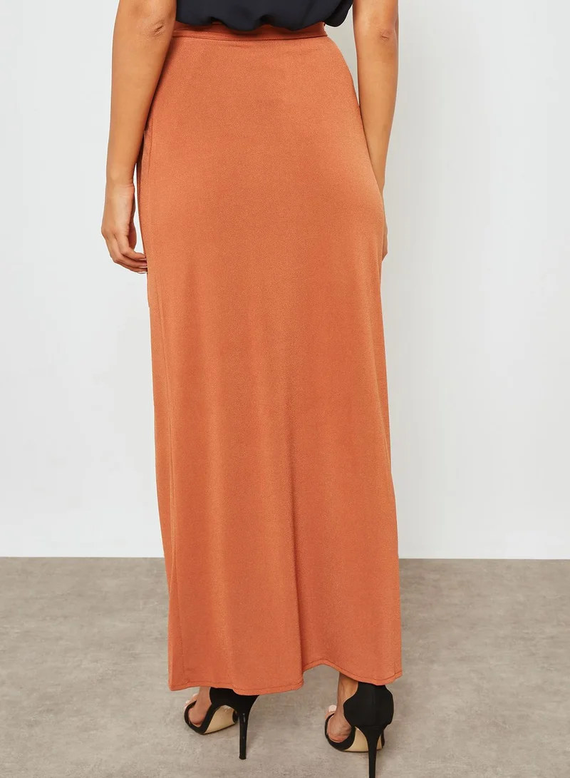 FOREVER 21 Wrap Maxi Skirt