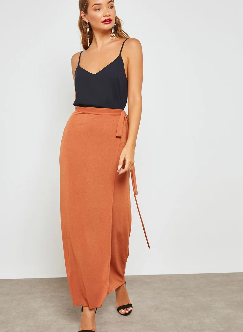 FOREVER 21 Wrap Maxi Skirt
