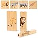 Joyreal Wooden Animal Chunky Puzzles for Toddlers Joyreal Montessori 4 in 1 Safari Animal Block Puzzle Toy Preschool Learning Educational Interactive Toys Gift for Toddlers 2 3 4 5 6 Years Old - Image 2