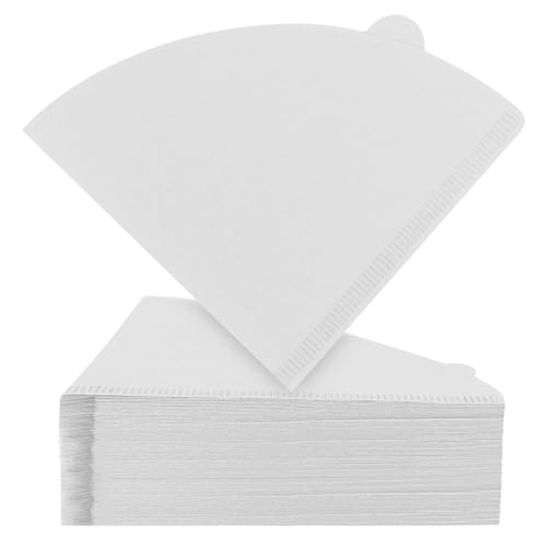 Clinuse Cone Coffee Filters #2, 200 Count White Size 02 Coffee Filter, Disposable Natural Paper Filters 2-4 Cup, 02 Cone Filters for Pour Over and Drip Coffee Maker - Image 1